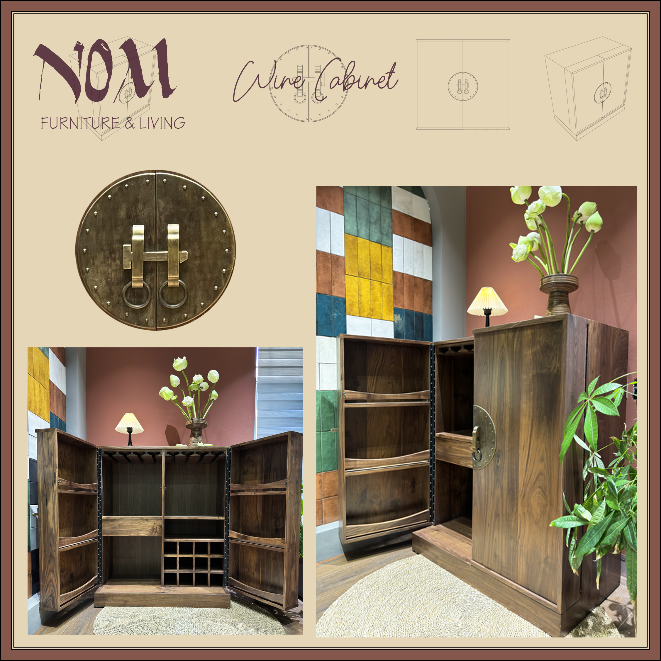 Wine Cabinet CW12 - Ảnh 2